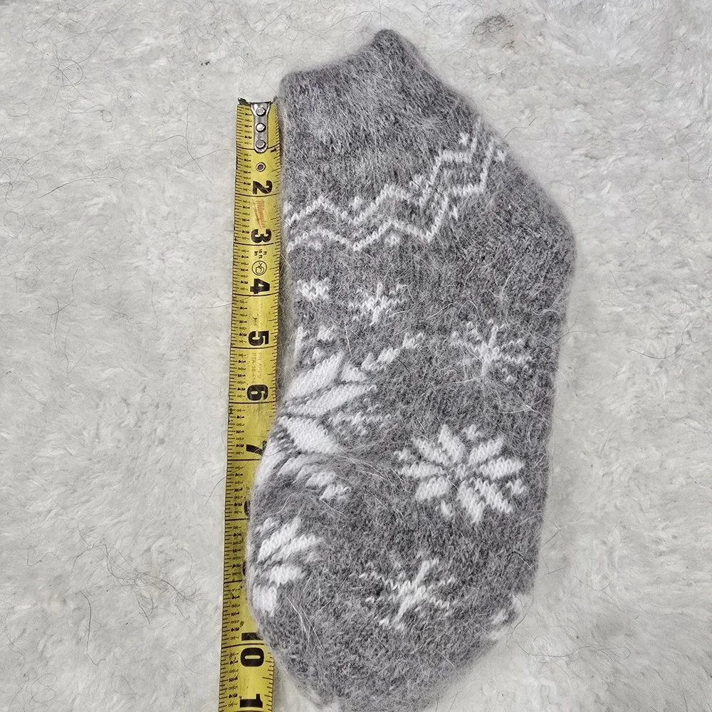 Handmade Goat Down Socks - 100% Natural Wool - Thick, Warm & Fuzzy‎ Winter Socks